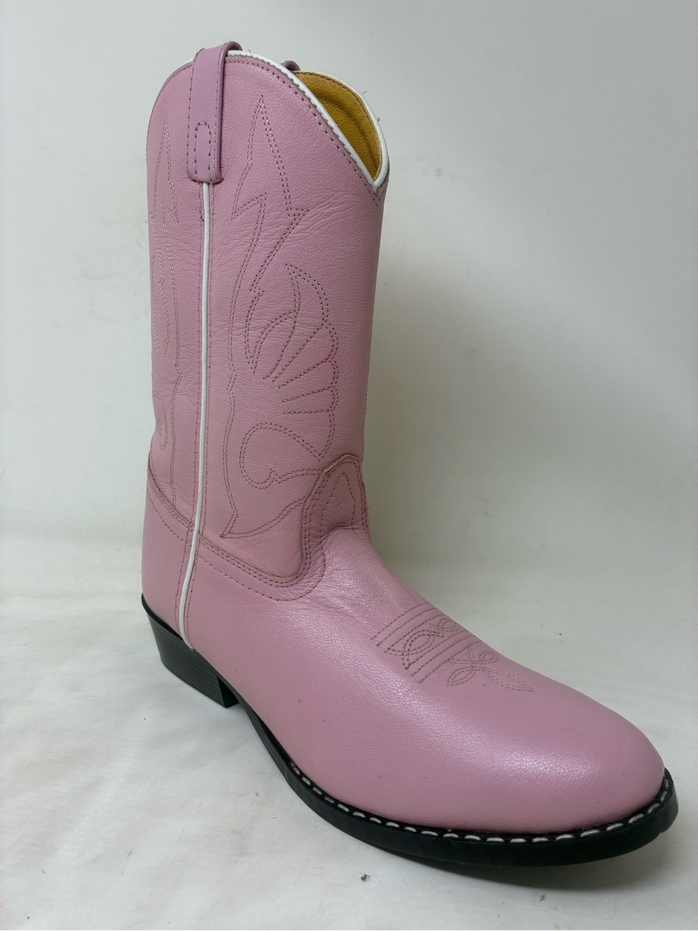 New Without Box, Masterson Pink Leather Cowboy Boots